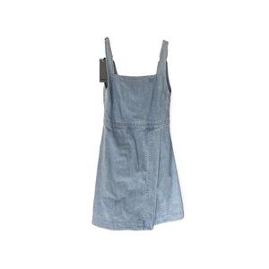 BALDWIN Penelope Denim Jumper Wrap Dress